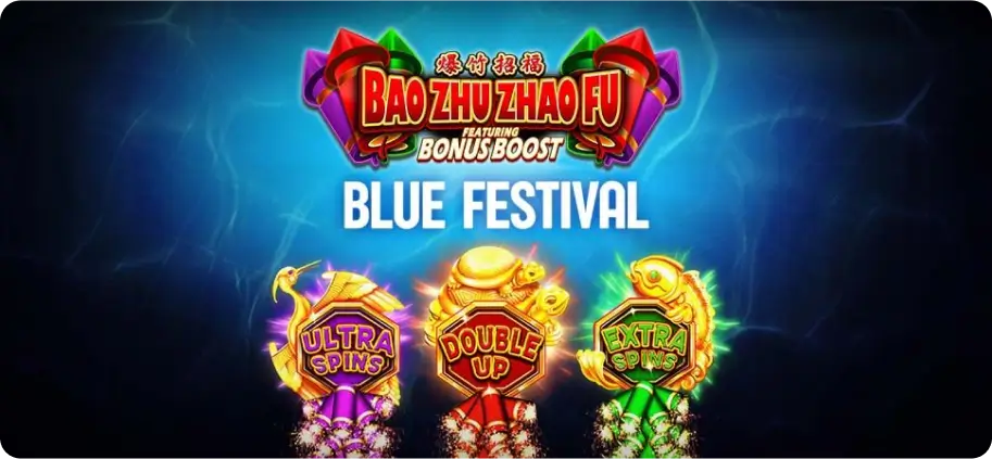 Bao Zhu Zhao Fu Blue Festival online slot at Hard Rock Bet Online Casino