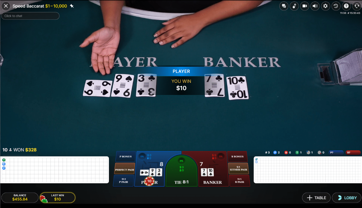 speed baccarat