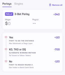 Daniel Cormier UFC 325 Parlay