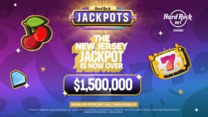 The New Jersey Jackpot is now over $1.5 million at Hard Rock Bet Online Casino