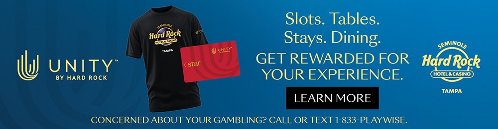 Get Rewarded for your experience. Unity by Hard Rock