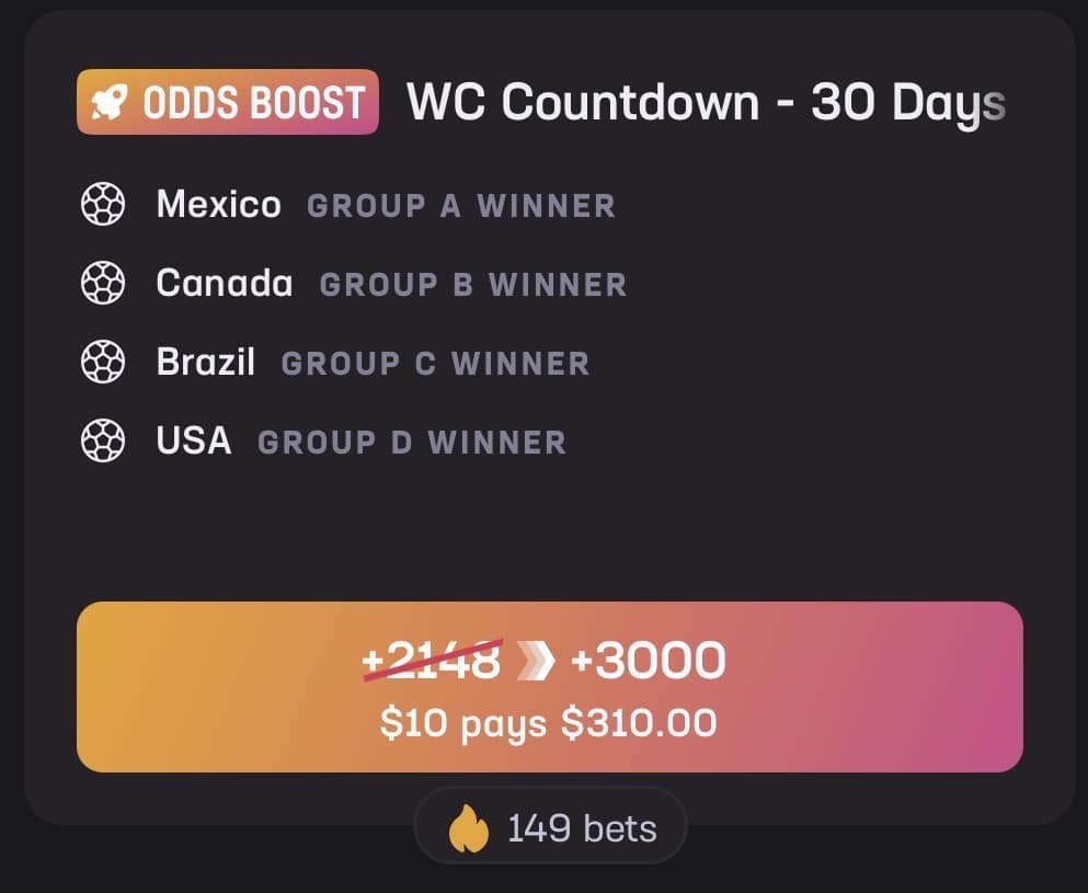 world cup countdown boost day 30