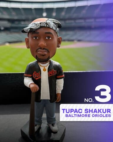 Tupac MLB Bobblehead