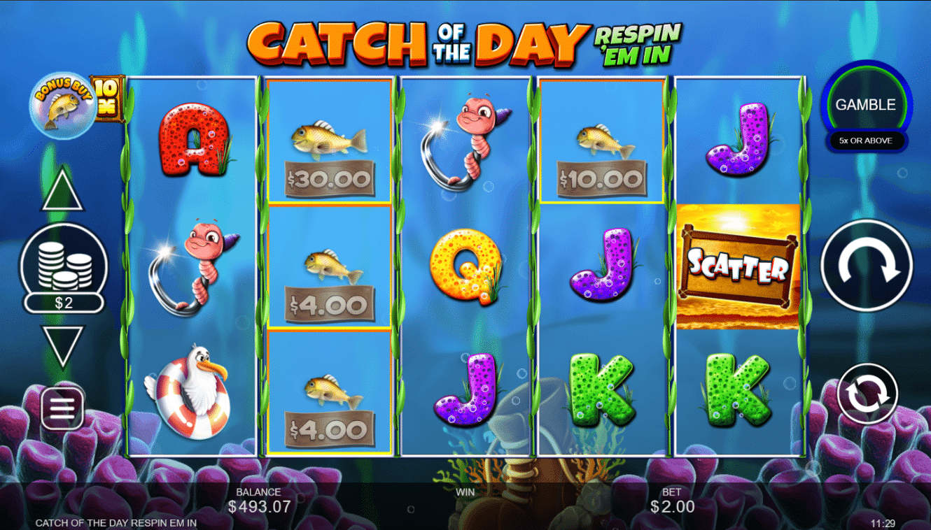 Catch of the Day Respin 'Em In