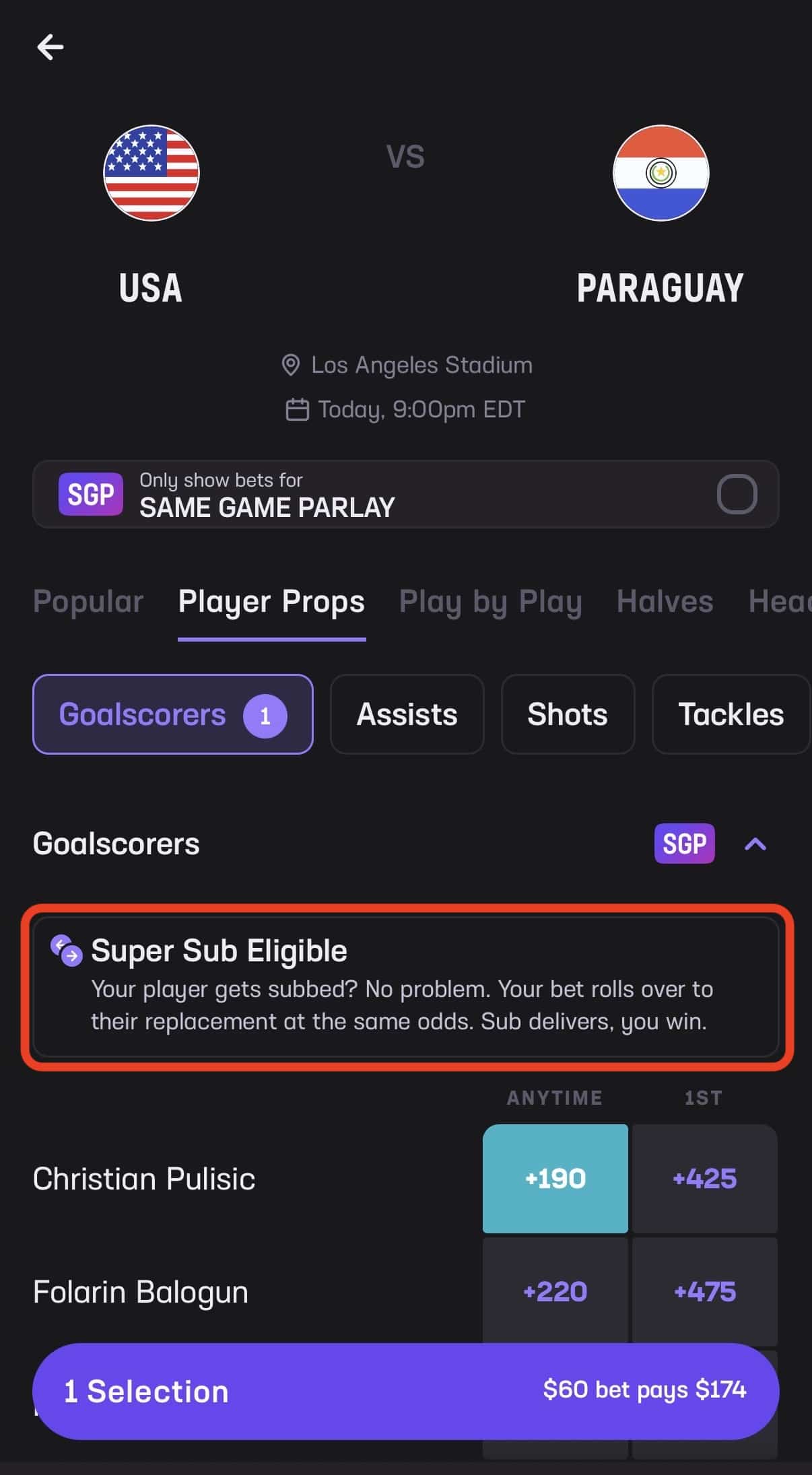 eligible super sub markets