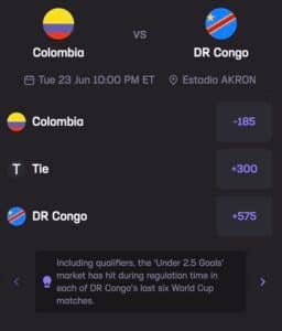 Colombia DR Congo Stats Hub