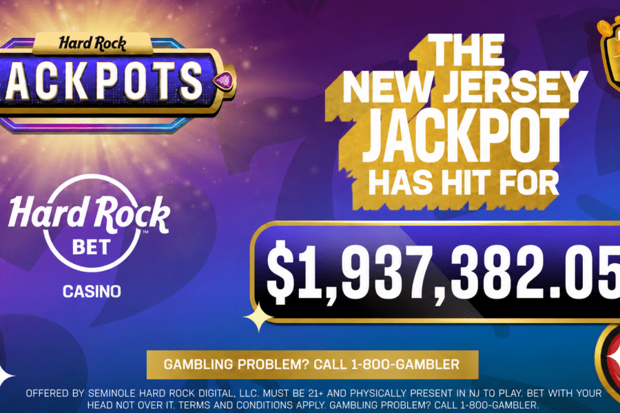The New Jersey Jackpot has hit for $1,937,382.05