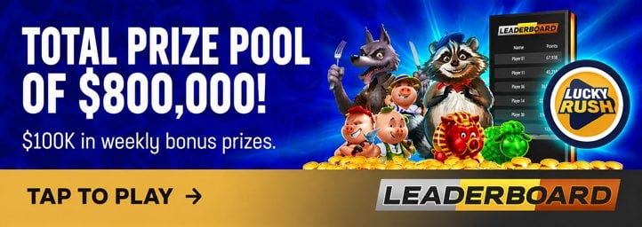 Total prize pool of $800,000! $100K in weekly bonus prizes. Tap to play