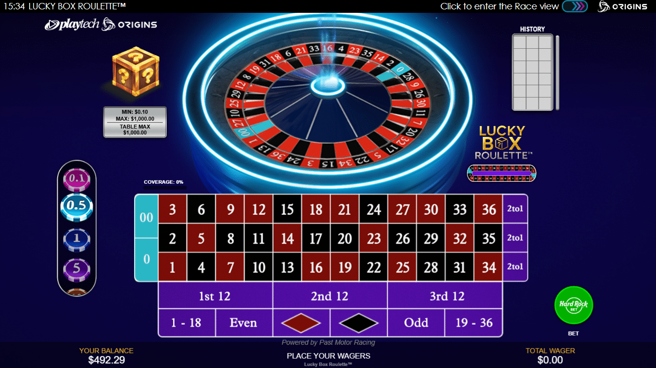 Lucky Box Roulette powered by Past Motor Racing